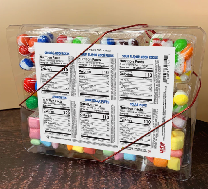 Freeze Dried Candy Tackle Box Space