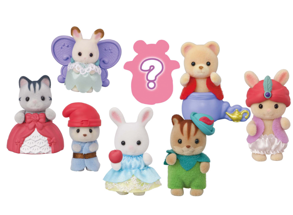 Sylvanian Families Baby's Toy Box Snow Rabbit & Panda Babies, Toys &  Character
