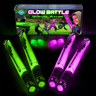 Glow Battle: Glow in the Dark Game and Ninja Kids Toys