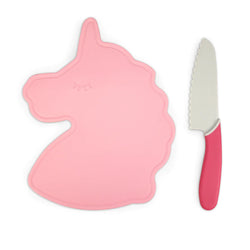 Kid's Cutting Board and Knife Set