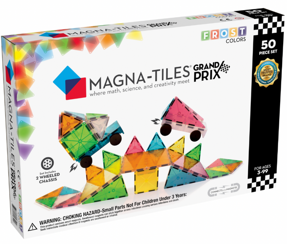 Magna Tiles 100 Piece Clear – Gingerbread House Toys
