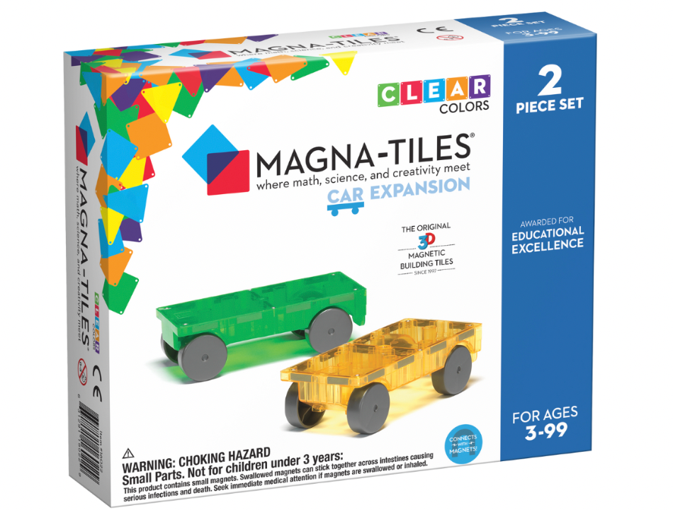 Magna-Tiles Cars Expansion Set