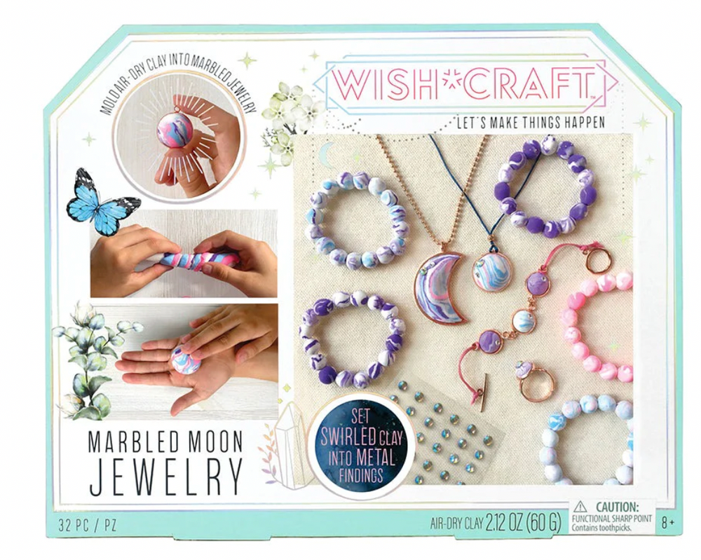 Wish*Craft Marbled Moon Jewelry