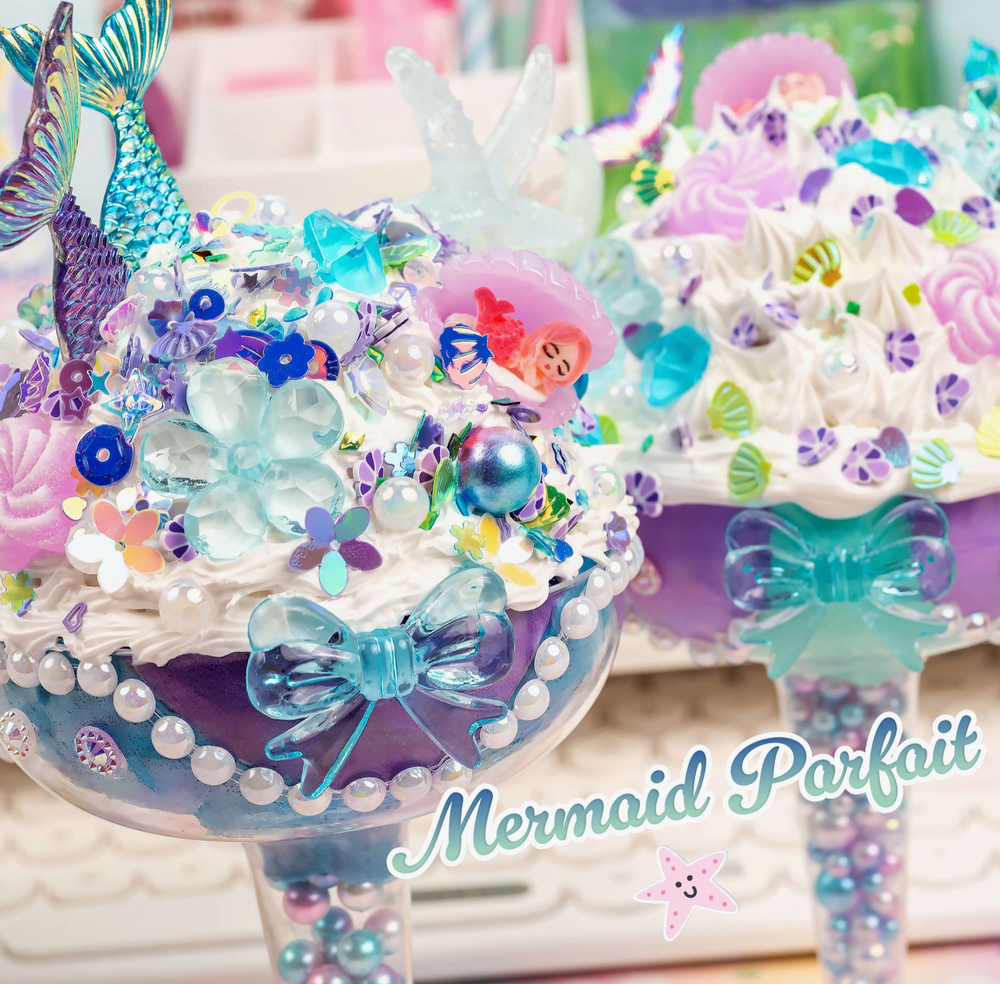 Play & Display Mermaid Parfait Clay Cafe Kit
