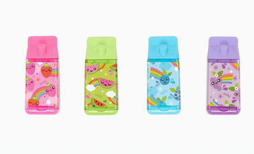 Lil' Juicy Box Scented Erasers + Sharpeners
