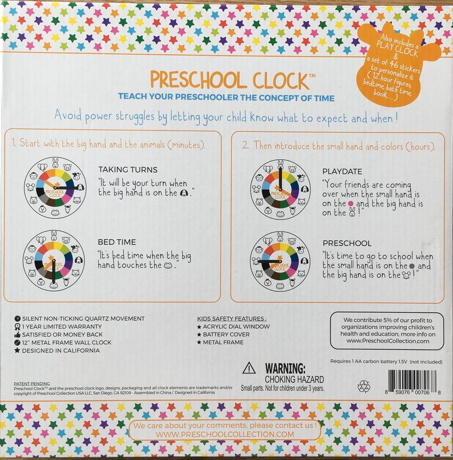 Preschool Clock