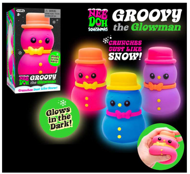 Squishmas Groovy Glowman