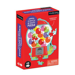 48 Piece Scratch and Sniff Shaped Mini Puzzle
