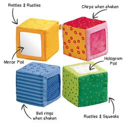 Baby's 4 Piece Soft Block Set