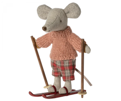 Winter Mouse With Ski Set