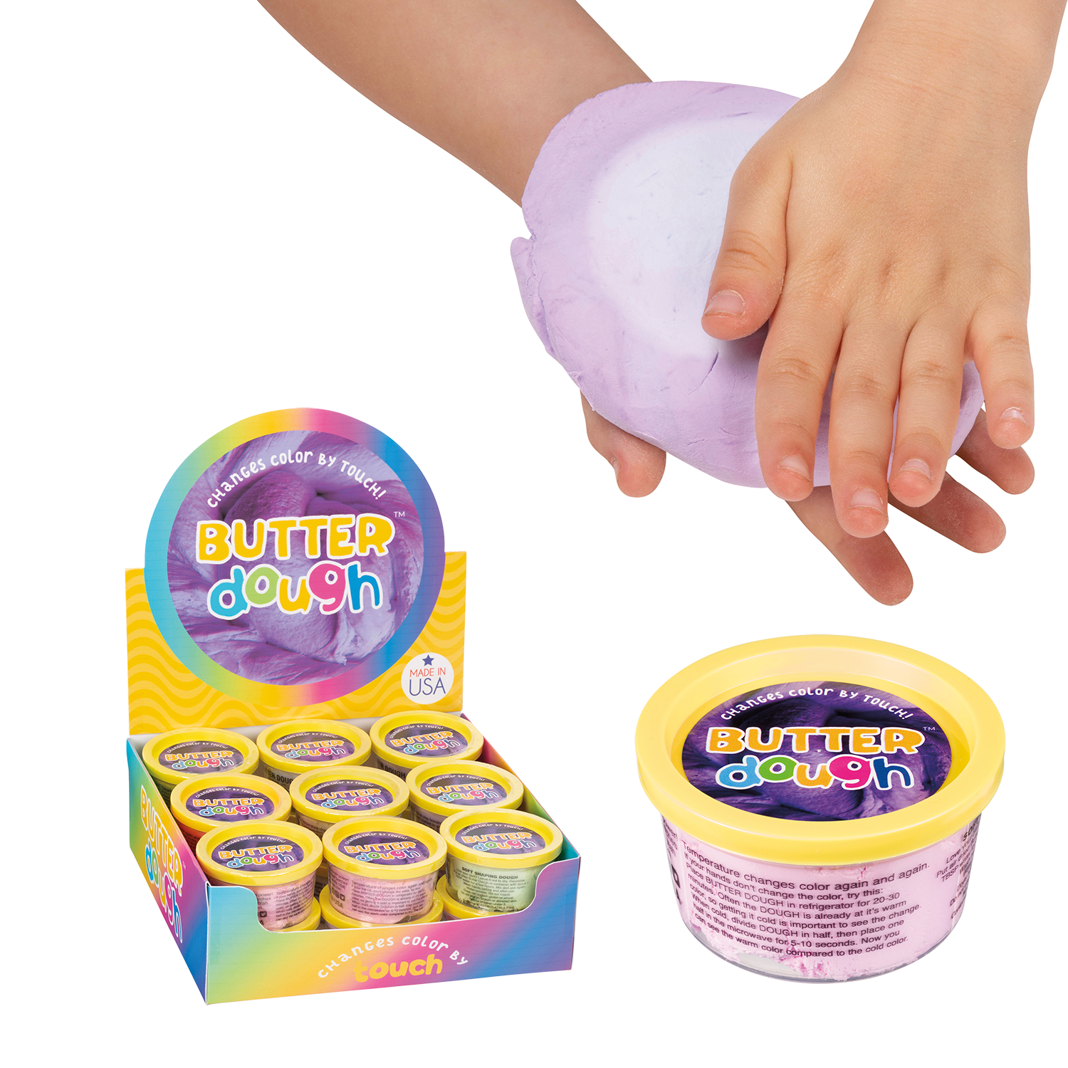 Color-Changing Butter Dough