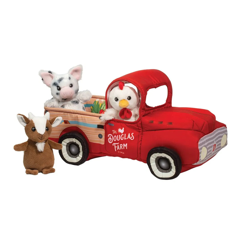 Pickup Truck Play Set with Finger Puppets