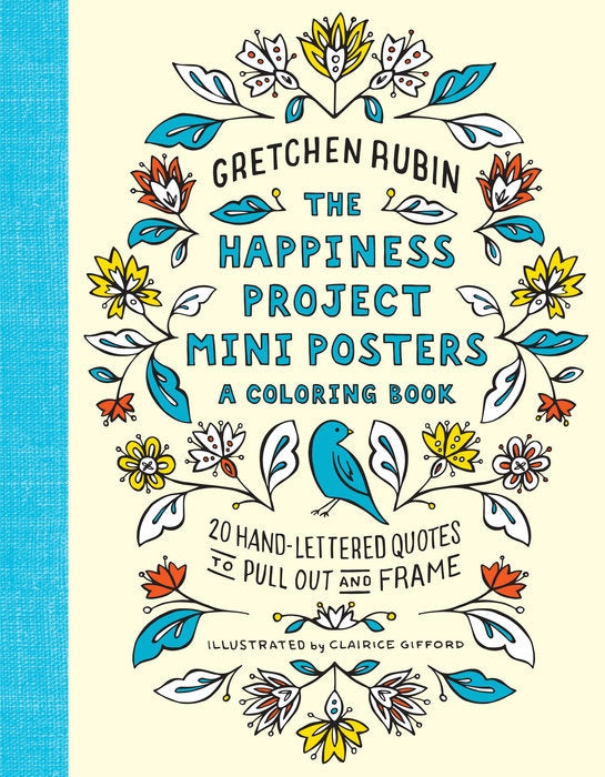 The Happiness Project Mini Posters: A Coloring Book