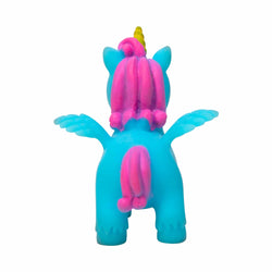 Squeeze Llama Unicorn Animold Noise Making Squeaky Toy Turquoise