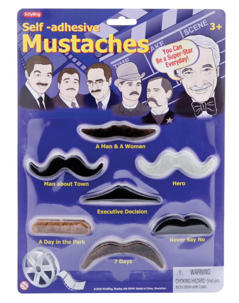 Mustaches Self Adhesive
