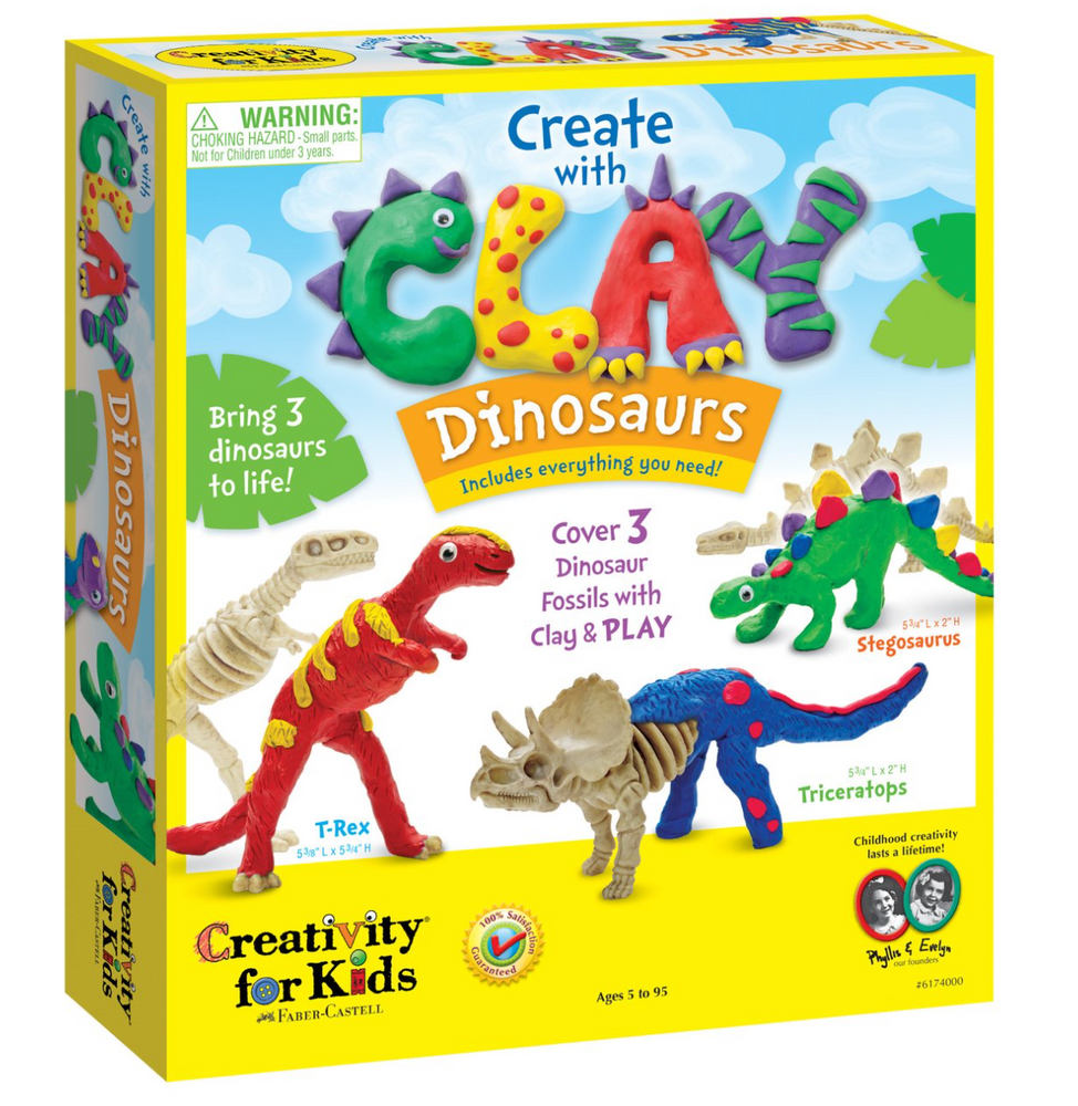 Create With Clay Dinosaurs
