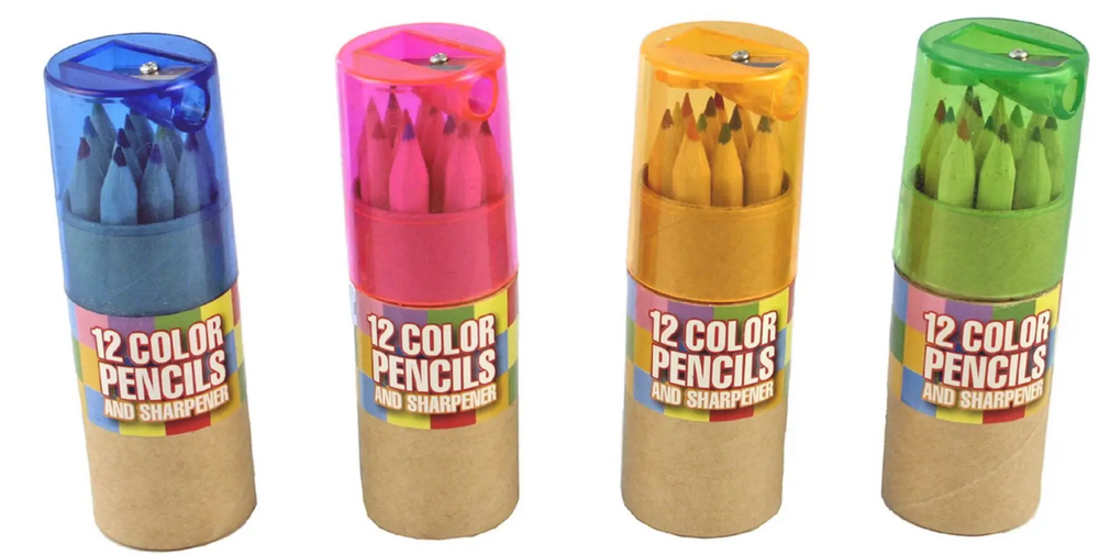 Coloring Pencils With Color Names, Colouring Pencil, Back to School,  Crayons, Colour Names, Decal Pencils , School Supplies, Color Blindness 