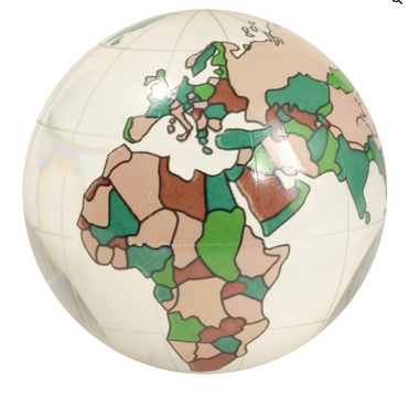 World Map Marbles