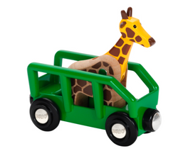 Giraffe and Wagon