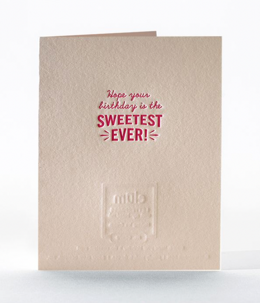 Sweet Birthday Ice Cream Greeting Card