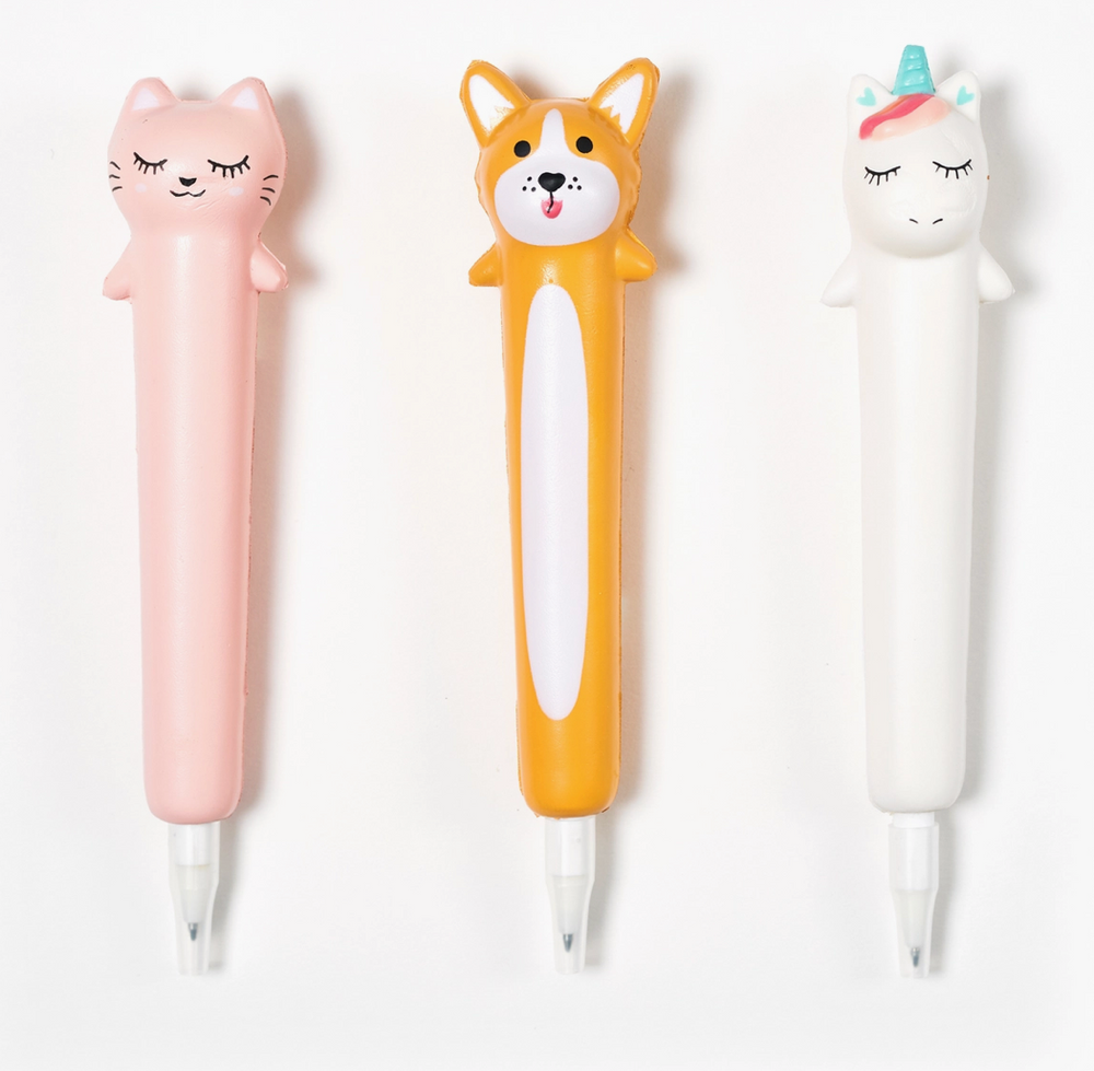Planet Pens Cats Novelty Pen Bundle 4 Pc Set - Unique Kids and Adults  Office Supplies Ballpoint Pen, Colorful Cats Writing Pen for School and  Office