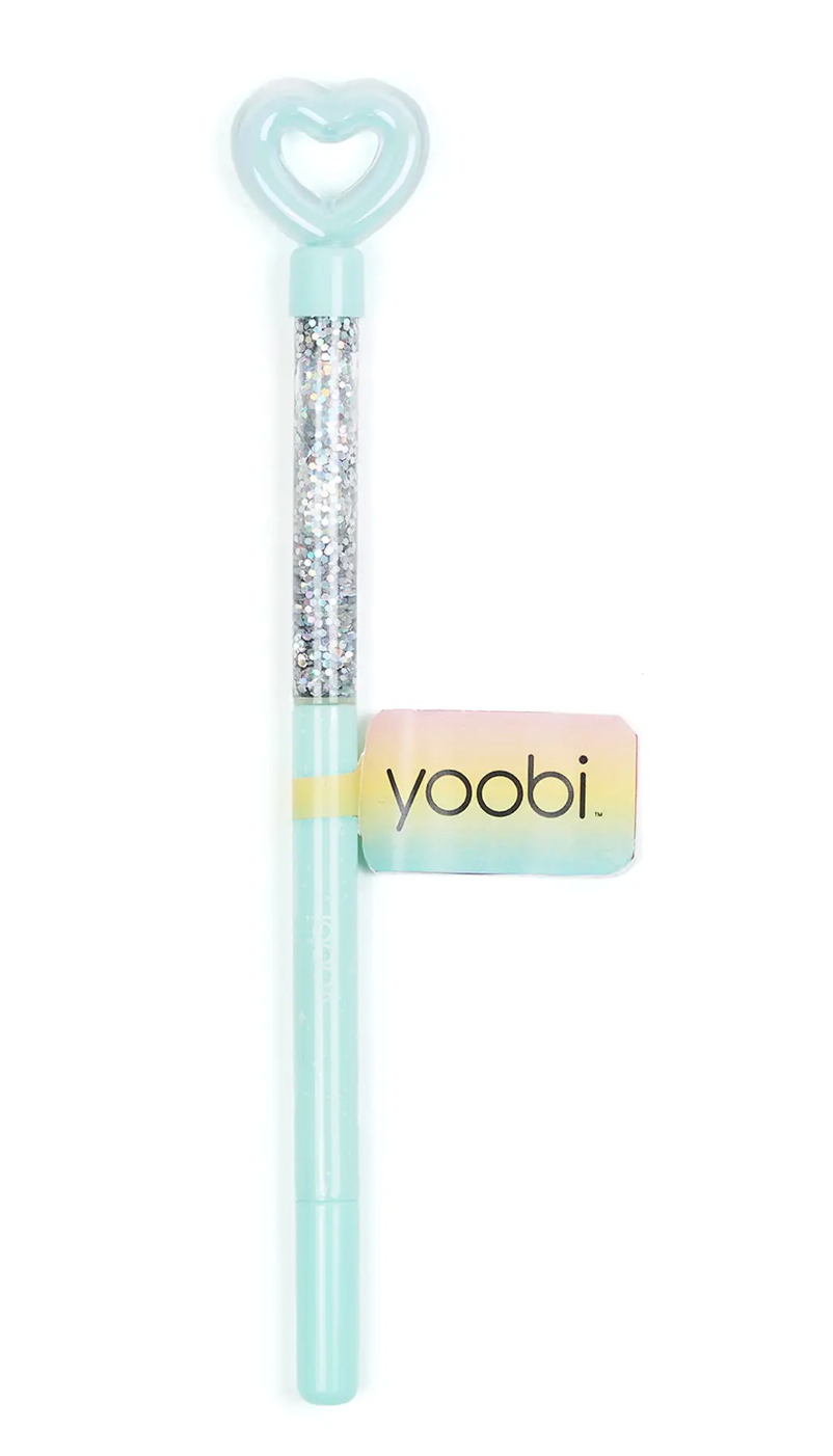 Yoobi Novelty Ballpoint Pen Glitter Wand