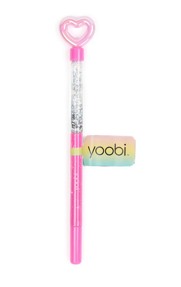 Yoobi Novelty Ballpoint Pen Glitter Wand