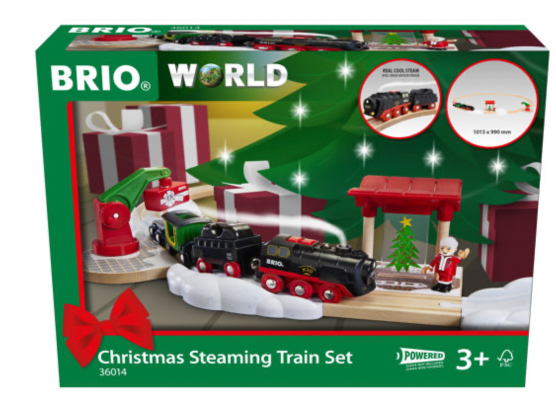 Christmas Steaming Train Set