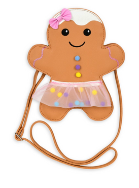 Gingerbread Sweetheart Crossbody Bag