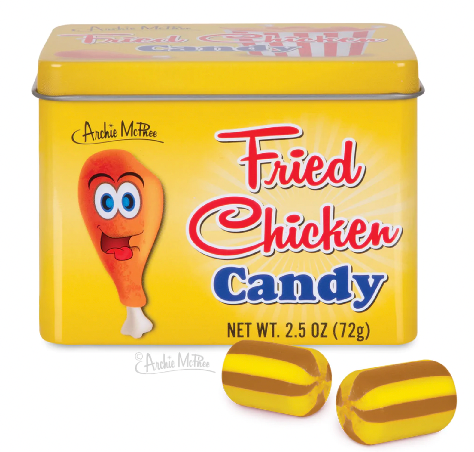 Fried Chicken Candy In Tin