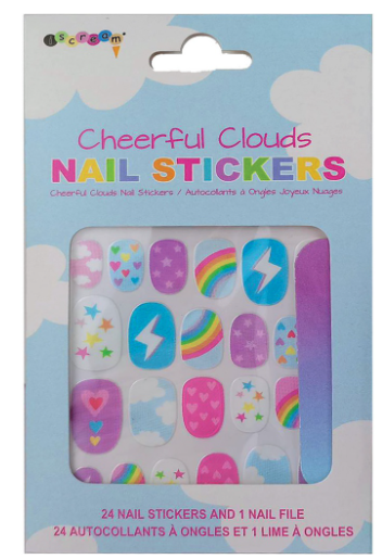 Nail Stickers and Nail File Set