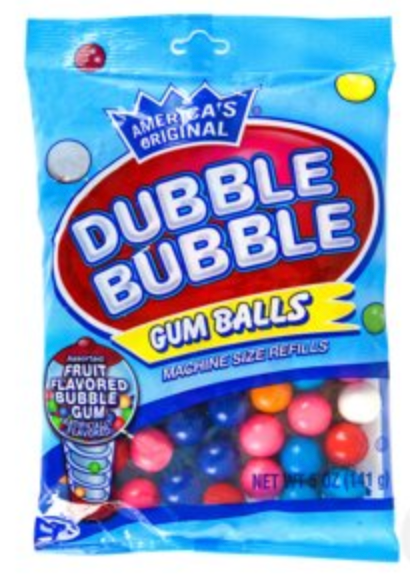 Dubble Bubble Gumball Refill Bag