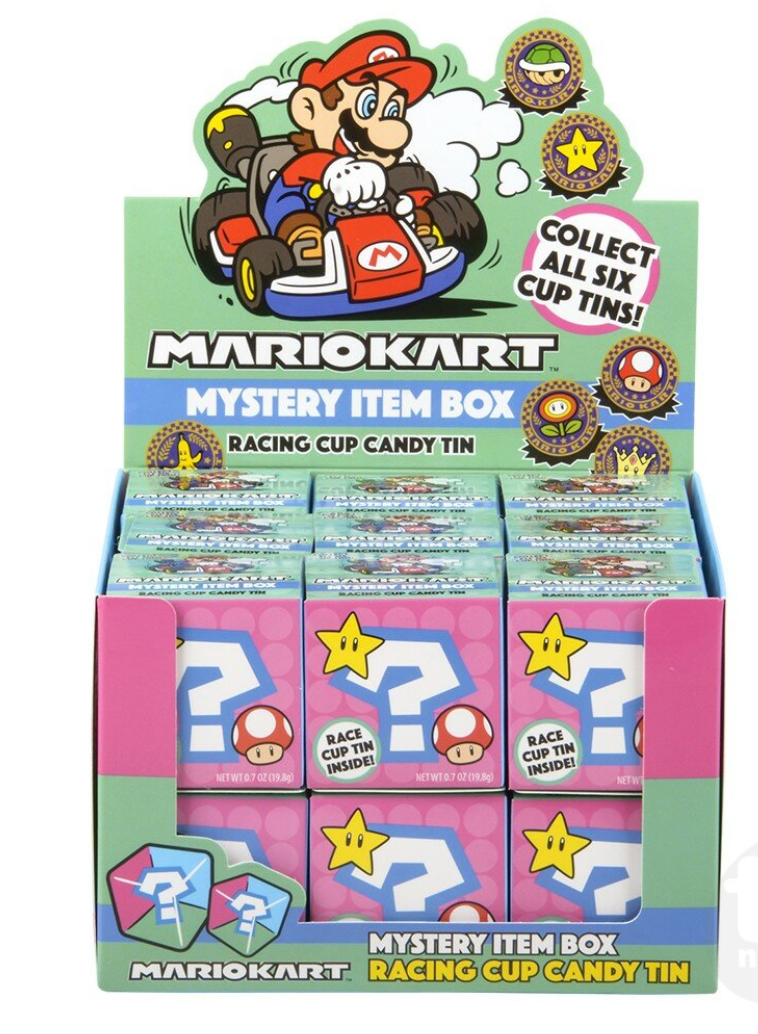 Mariokart Mystery Candy Tin