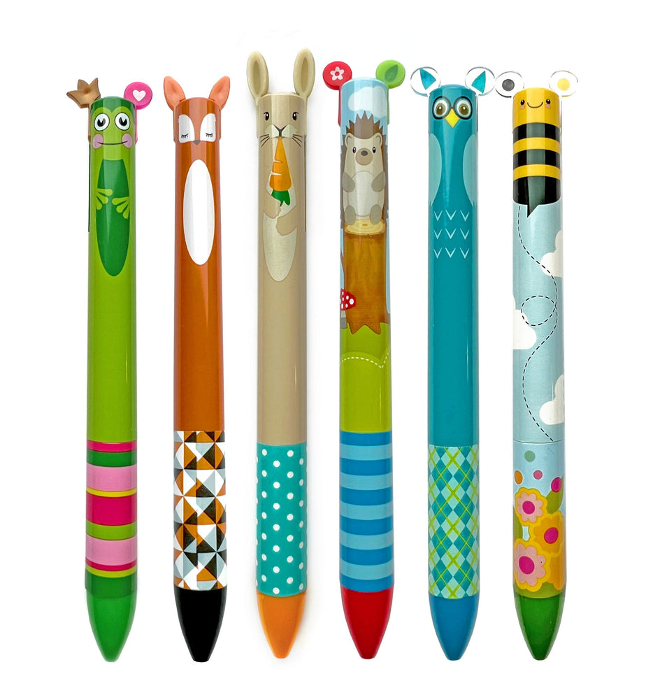 Two Color Click Pens
