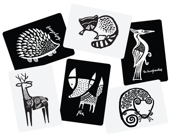 Animal Art Cards
