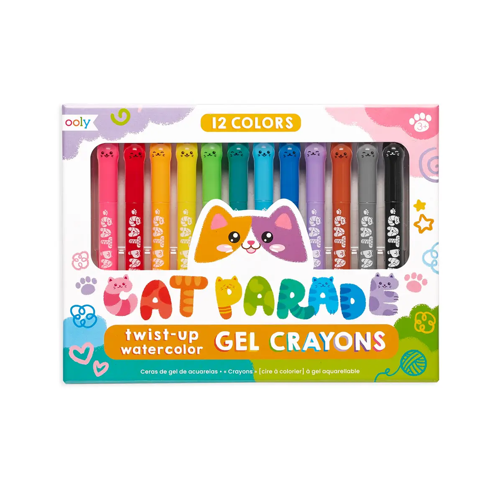 Cat Parade Twist-Up Gel Crayons