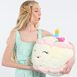Happy Birthday Cake Stuffed Plush